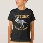 Künftiger Paläontologe Trex Tyrannosaurus Dinosaur T-Shirt (Vorderseite)