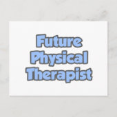 Künftiger Physiotherapeut Postkarte (Vorderseite)