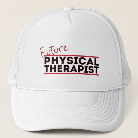 Künftiger Physiotherapeut Truckerkappe (Vorderseite)