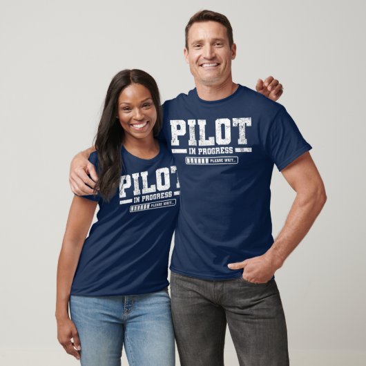 Künftiger Pilot-Flugschüler Vintag T-Shirt (Unisex)