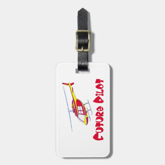 Künftiger Pilot Gepäckanhänger (Vorderseite vertikal)