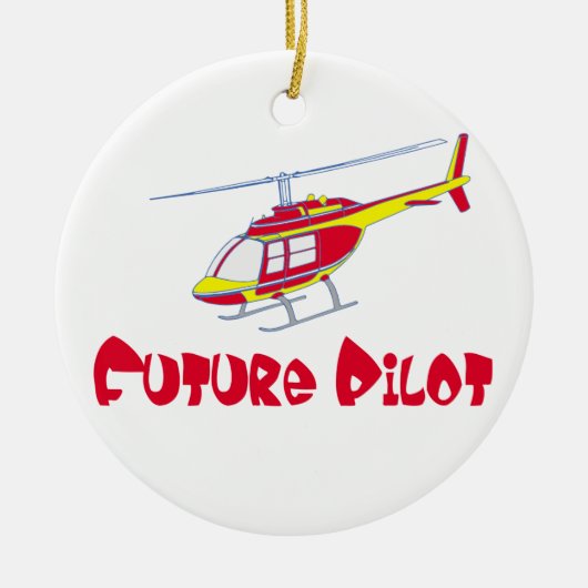 Künftiger Pilot Keramikornament (Vorne)