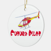Künftiger Pilot Keramikornament (Links)