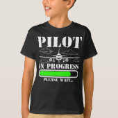 Künftiger Pilot-Ladeflugzeug-Funny-Pilot T-Shirt (Vorderseite)