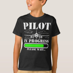 Künftiger Pilot-Ladeflugzeug-Funny-Pilot T-Shirt
