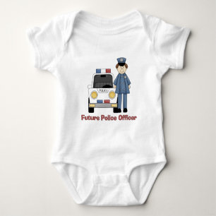 Künftiger Polizeibeamter Baby Strampler