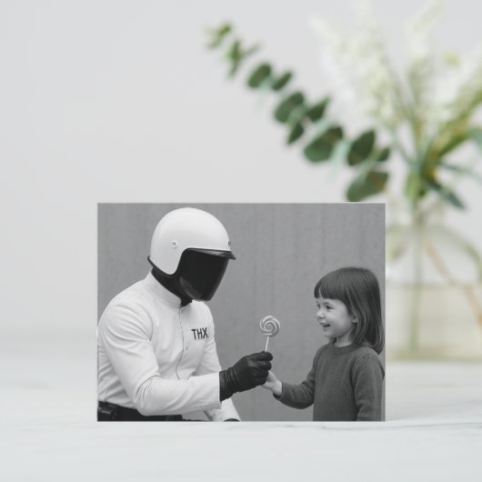 Künftiger Polizist Postkarte (Stehend Vorderseite)