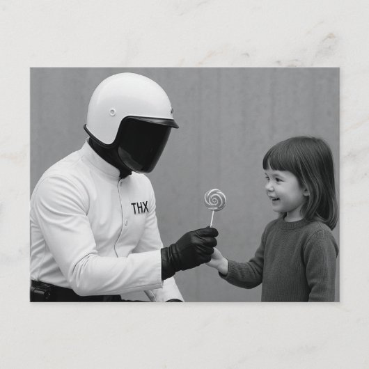 Künftiger Polizist Postkarte (Vorderseite)