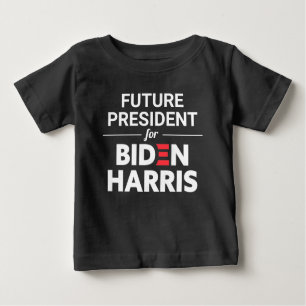 Künftiger Präsident von Biden Harris Custom Text Baby T-shirt