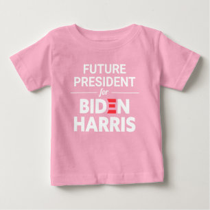 Künftiger Präsident von Biden Harris Custom Text Baby T-shirt