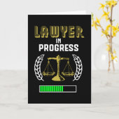 Künftiger Rechtsanwalt Karte (Gelbe Blume)