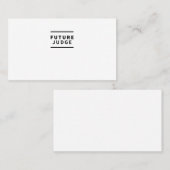 Künftiger Richter Visitenkarte (Vorne/Hinten)