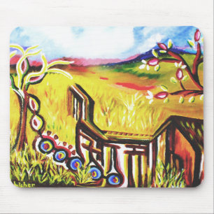 Künftiger Sommer im Grünen Kunst Mousepad