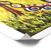 Künftiger Sommer im Grünen Kunst Poster (Ecke)