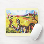 Künftiger Sommer im Landschaftskunstmaus Mousepad (Mit Mouse)