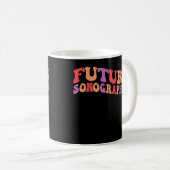 Künftiger Sonographen-Student-Abschluss P Kaffeetasse (VorderseiteRechts)