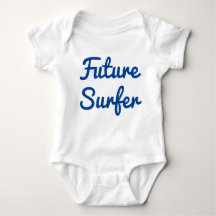 Künftiger Surfer-Baby-Bodysuit