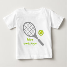 Künftiger Tennisspieler, Tennisschläger und Ball