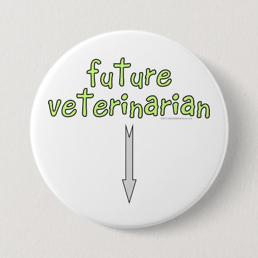 künftiger Tierarzt Button (Vorderseite)