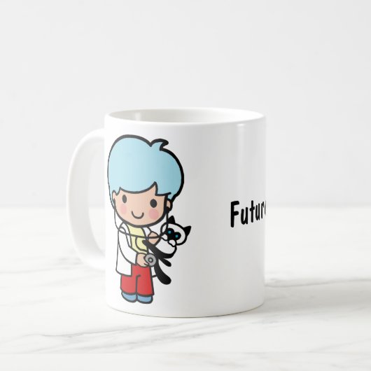 Künftiger Tierarzt Kaffeetasse (Vorderseite Links)