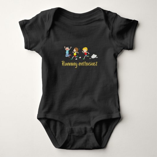 Künftiger Trainer: Baby Bodysuit with Runner Strampler (Vorderseite)