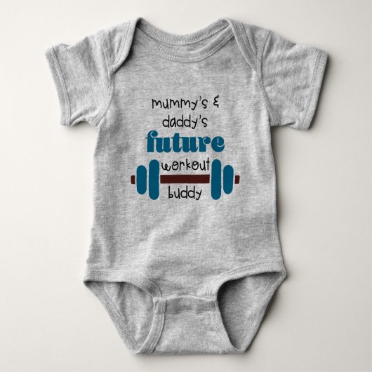 Künftiger Trainingsanzug Baby Strampler (Vorderseite)