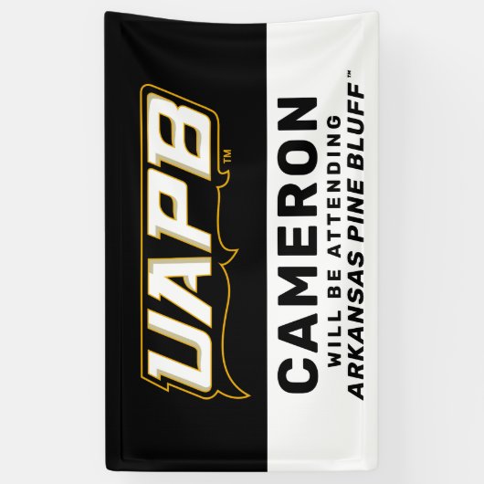 Künftiger UAPB-Goldene Löwen-Abschluss Banner (Vertikal)