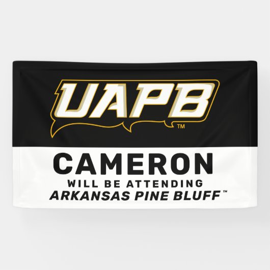 Künftiger UAPB-Goldene Löwen-Abschluss Banner (Horizontal)