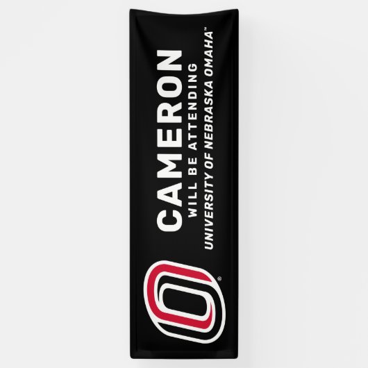 Künftiger UNO-Mavericks-Abschluss Banner (Vertikal)