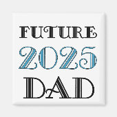 Künftiger Vater 2025 Magnet (Vorne)