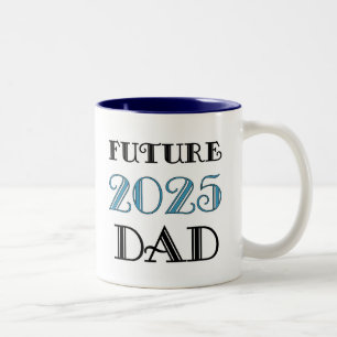 Künftiger Vater 2025 Zweifarbige Tasse