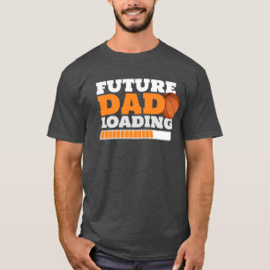 Künftiger Vater Basketball Babydusche T-Shirt