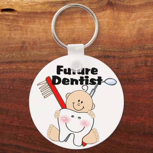 Künftiger Zahnarzt Schlüsselanhänger (Vorderseite)