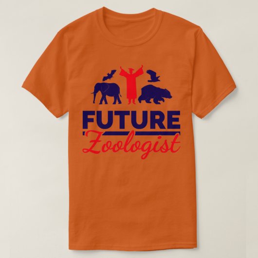 Künftiger Zoologe1 T-Shirt (Design vorne)