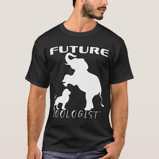 Künftiger Zoologe Niedlich Zoologiestudenten Funny T-Shirt (Vorderseite)