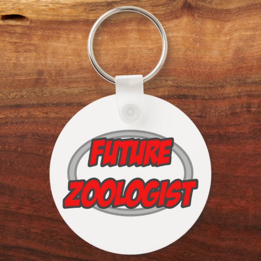 Künftiger Zoologe Schlüsselanhänger (Vorderseite)