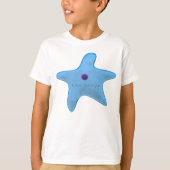 Künftiger Zytologe in einer blauen Zelle T-Shirt (Vorderseite)