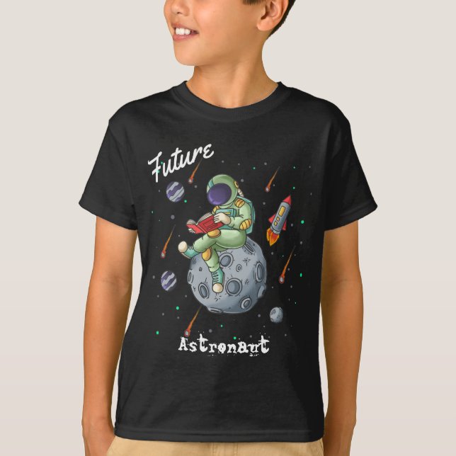 Künftiges Astronautenraumbuch T-Shirt (Vorderseite)