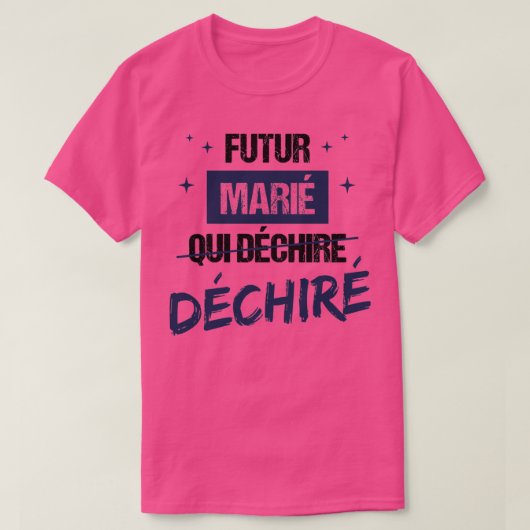 Künftiges Bräutigam T-Shirt (Design vorne)