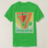 KÜNFTIGES DOKTOR Retro Medical Student Poster T-Shirt (Design vorne)