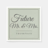 Künftiges Grünbuch von Herrn & Frau Engagement Par Serviette (Vorderseite)