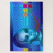 künftiges menschliches Rätsel Puzzle (Vertikal)