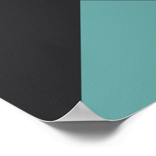 Künftiges Retro-inspiriertes Kunstwerk abstrakter Poster (Ecke)