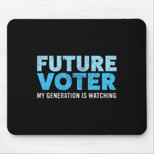 Künftiges Shirt der Wähler hält sich politisch für Mousepad