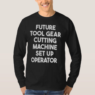 Künftiges Werkzeuggetriebe zum Schneiden des Set d T-Shirt