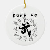 Kung fu (功 夫) keramik ornament (Vorne)