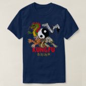 Kung Fu 5 Tiere Formulare Tiger Krane Leopard Schl T-Shirt (Design vorne)