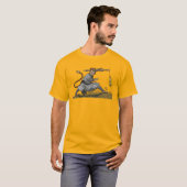 Kung-Fu-Affe T-Shirt (Vorne ganz)