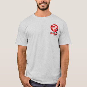 Kung Fu (Aschen-Grau) T-Shirt