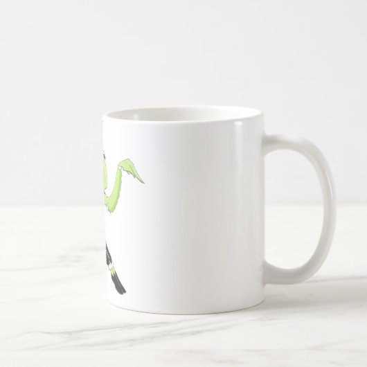 Kung Fu betender Mantis Kaffeetasse (Rechts)